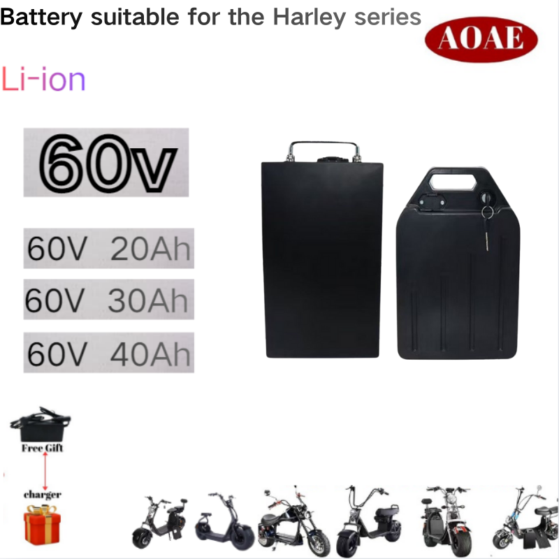 For Harley Battery 60V 20Ah 30 - 60V 30Ah Electric Scooter Battery 评论和价格