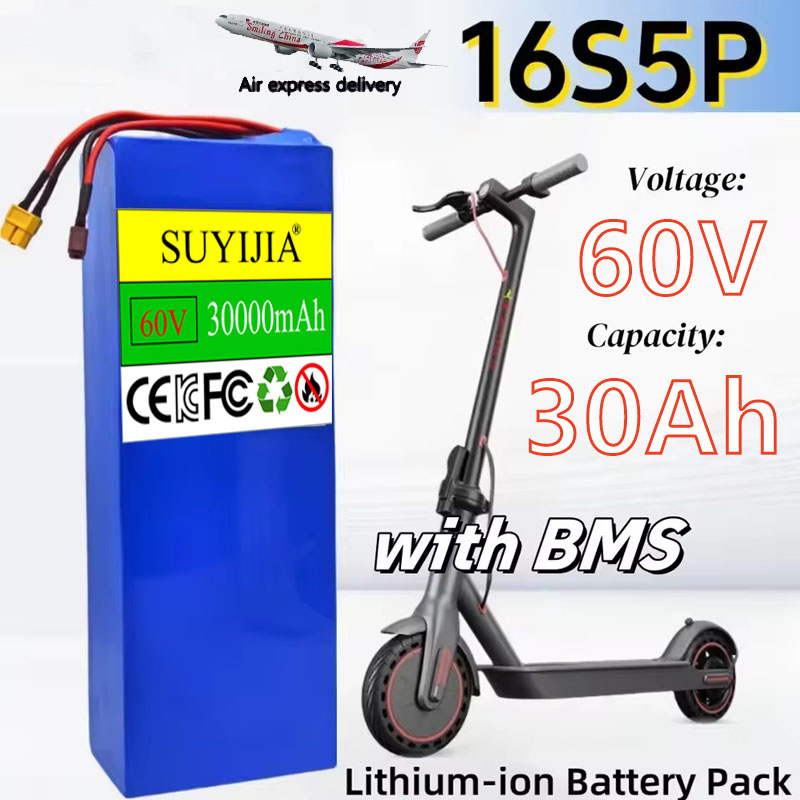 16S5P 60V 30000mAh Battery 186 - 60V 30Ah Electric Scooter Battery 评论和价格